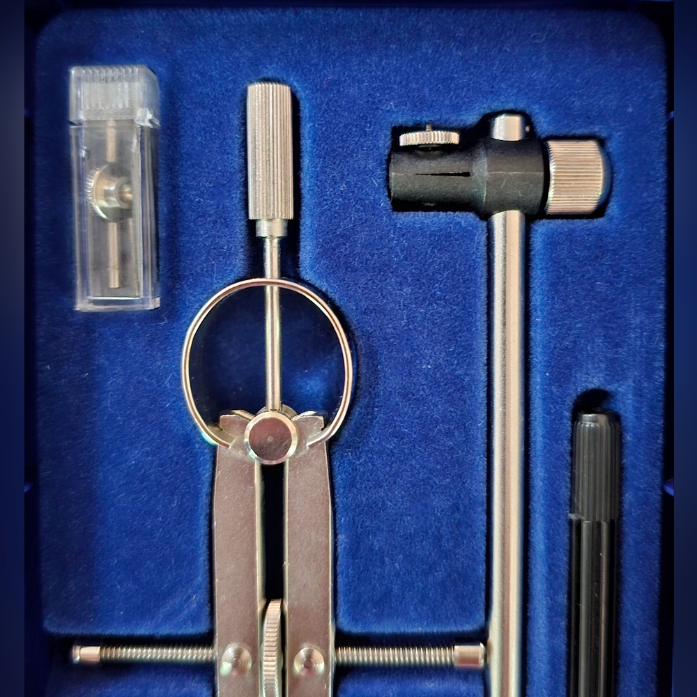 Vintage Alvin 505V Basic-Bow Drafting/Engineering Compass Set - Picture 4 of 7